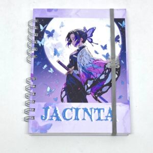 Cuaderno cuadriculado personalizado #demonslayer